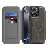 Magnetic Flip Card Holder Case for iphone