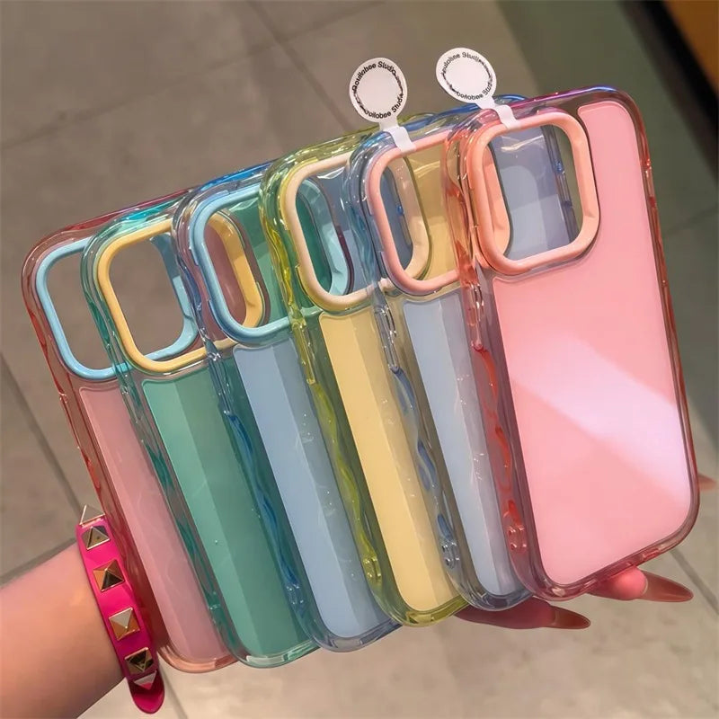Luxury Jelly Candy Shockproof Case for iPhone