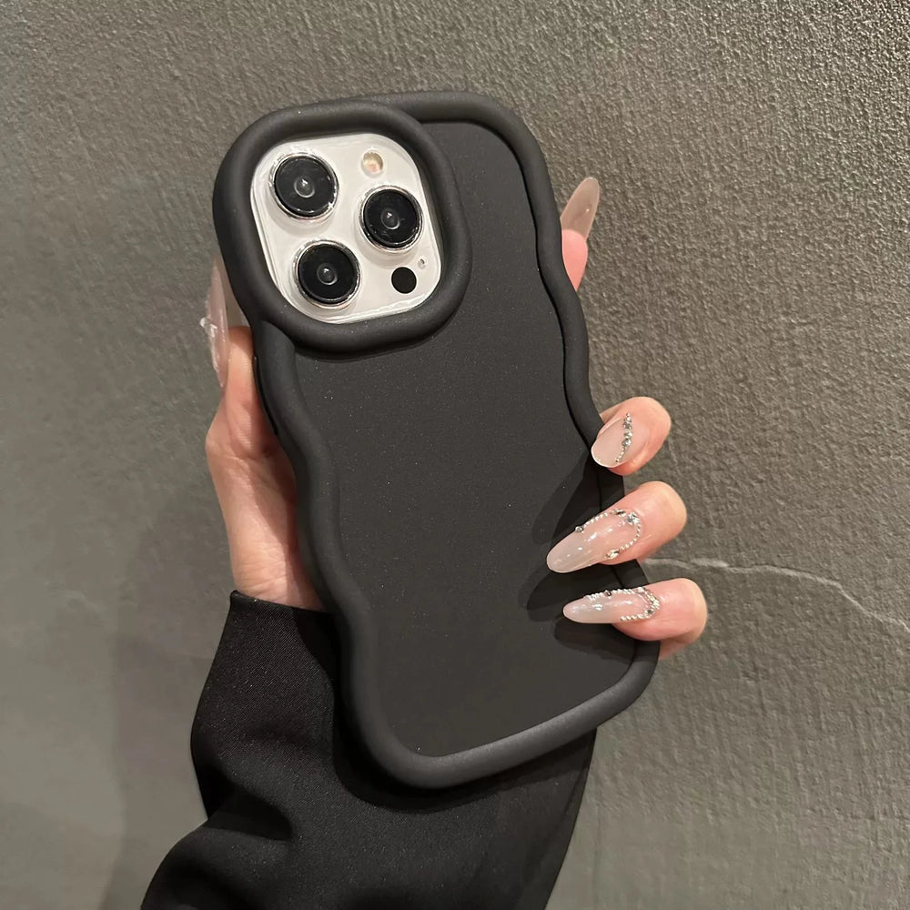 Fashion Soft Curly Wave Case for iPhone