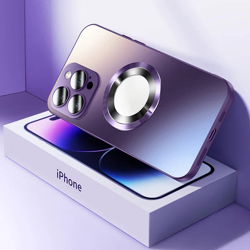 Luxury Matte Magnetic Case For iPhone