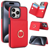 Shockproof Leather Ring Holder Case for iphone