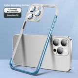 Contrast Metal Bumper Frame iPhone Case