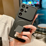 Matte Magnetic Foldable Kickstand Case for Samsung