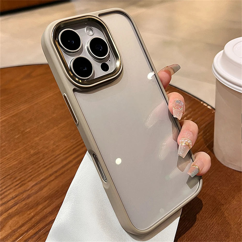 Luxury Transparent Soft Silicone Case For iPhone