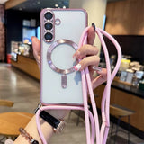 Crossbody Lanyard Magnetic Case For Samsung