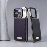 Luxury Frameless Carbon Fiber Pattern Slim Case for iPhone