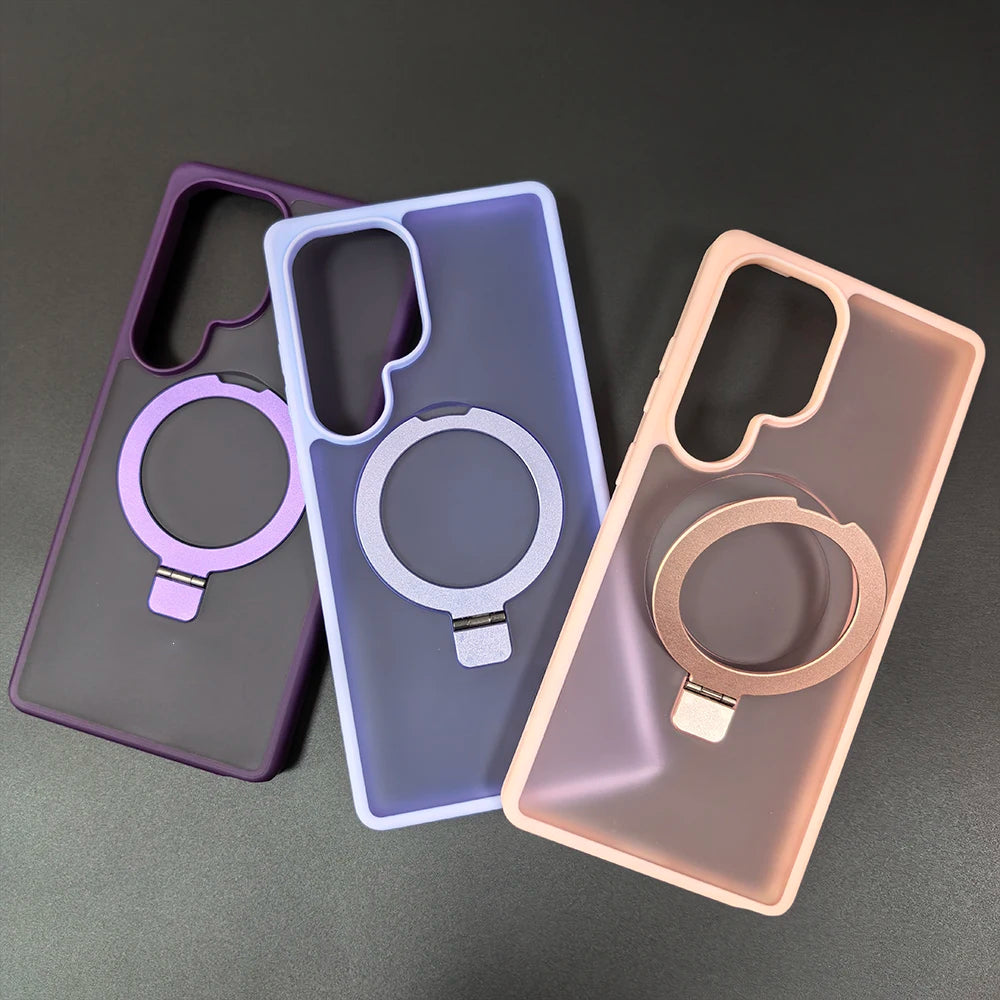 Magnetic Ring Holder Case For Samsung Galaxy