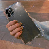 Glitter Bling Clear Silicone Acrylic Case for IPhone