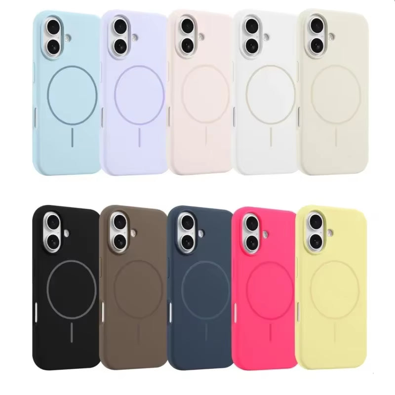 Liquid Silicone Magsafe Magnetic Case For iPhone