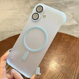 Heat Radiation Borderless Slim Matte Magsafe Case for iPhone