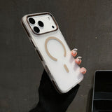 Acrylic Magnetic Shockproof Soft Touch Case for iphone