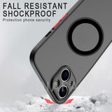 Magnetic Matte Shockproof Case For iPhone