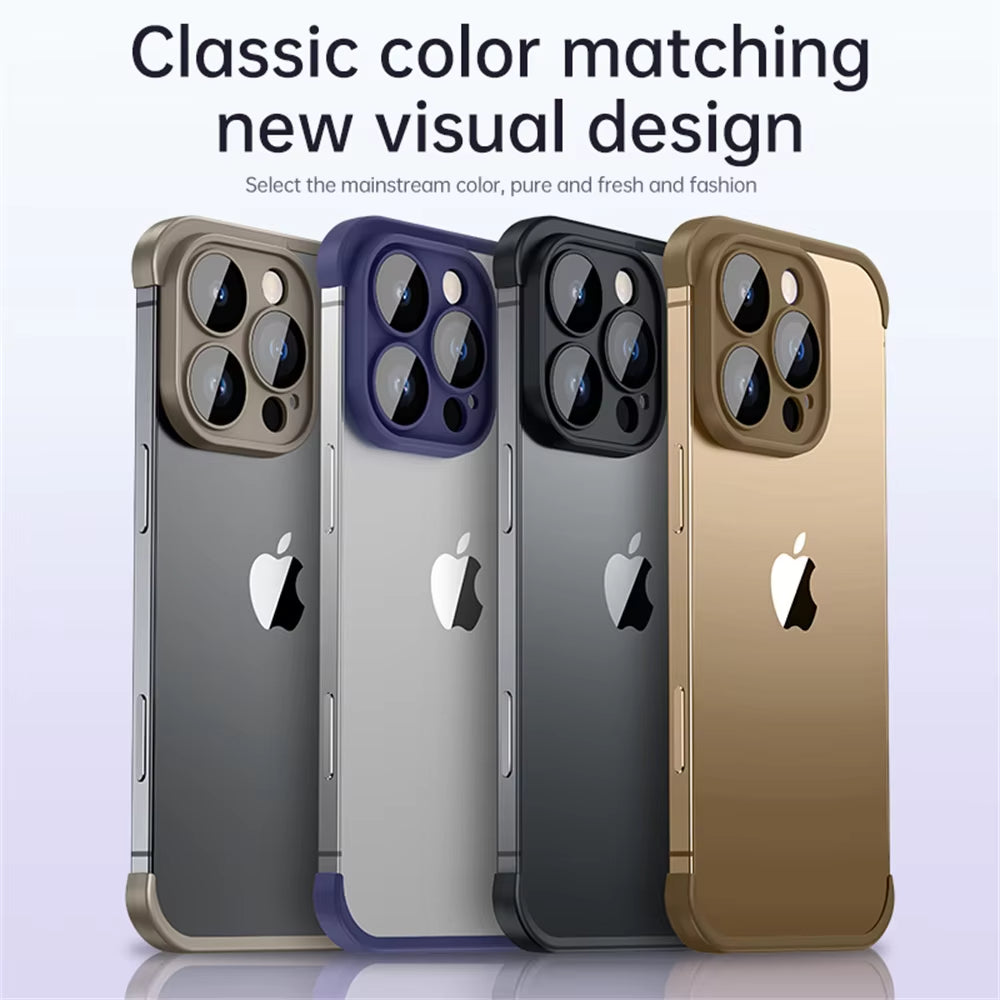 Lens Protector Soft Silicone Case For iPhone