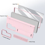 Wristband Magnetic Hinge Case For Samsung