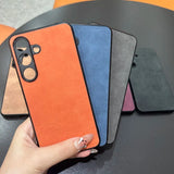 Luxury Sheepskin Leather Phone Case Samsung