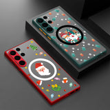 Christmas Matte Magnetic Case For Samsung