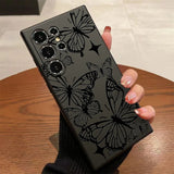 Black Butterfly Phone Case For Samsung Galaxy