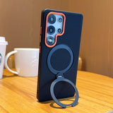 Magnetic Diamond Texture Kickstand Case for Samsung
