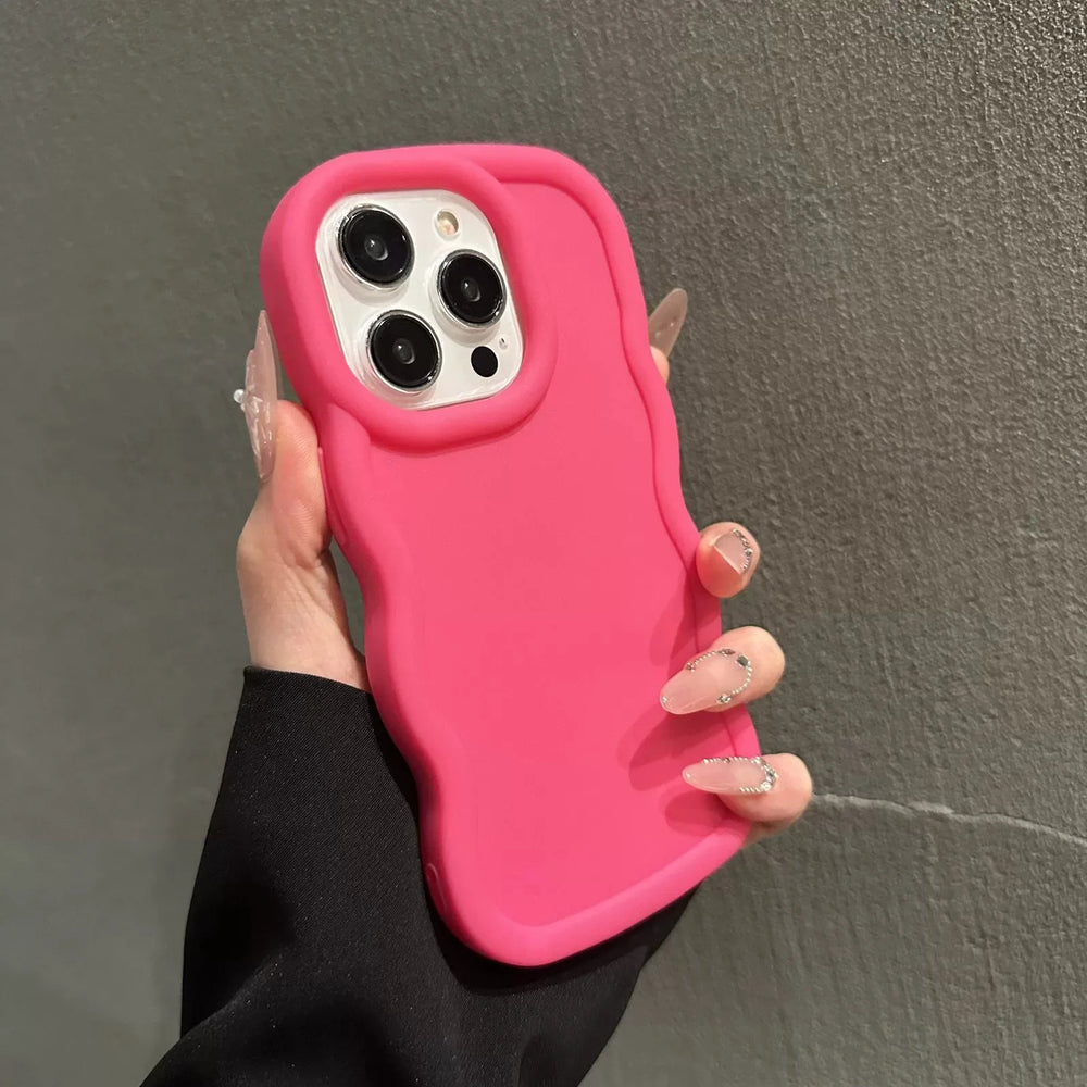 Fashion Soft Curly Wave Case for iPhone
