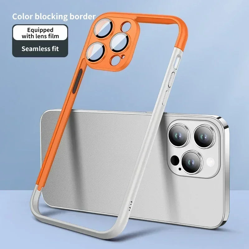 Contrast Metal Bumper Frame iPhone Case