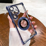 Luxury Plating Magnetic Case For Samsung