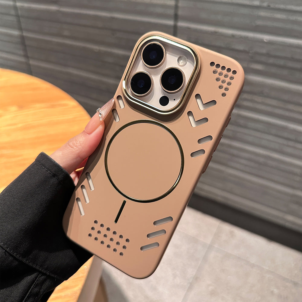 Luxury heat dissipation strong magnetic Magsafe case for iPhone