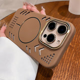 Luxury heat dissipation strong magnetic Magsafe case for iPhone