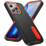 Heavy Duty Shockproof Anti-Scratch Rugged Protective with Kickstand Case For iPhone