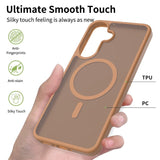 Soft Touch Magnetic Shockproof Case for Samsung