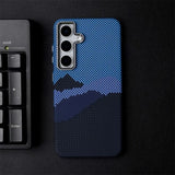 Luxury Carbon Fiber Wireless Charging Magsafe Case for Samsung