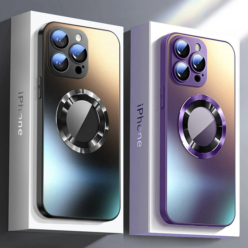 Luxury Matte Magnetic Case For iPhone