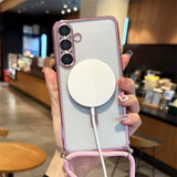 Crossbody Lanyard Magnetic Case For Samsung