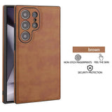 Luxury Vintage PU Leather Case for Samsung
