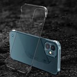 Transparent borderless Anti drop ultra thin Case For iPhone
