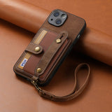Wrist Lanyard Card Holder Kickstand Case for iphone