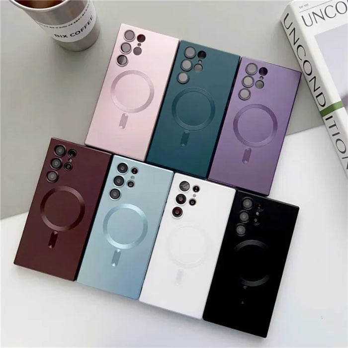 Slim Soft TPU Shockproof Magnetic Case for Samsung