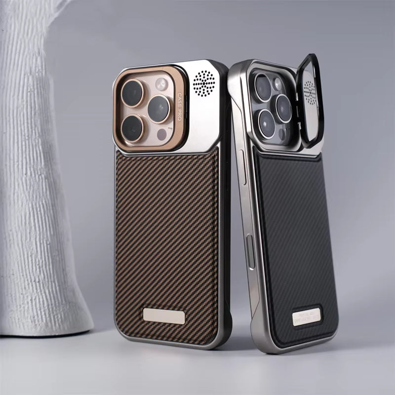 Luxury Frameless Carbon Fiber Pattern Slim Case for iPhone