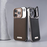 Luxury Frameless Carbon Fiber Pattern Slim Case for iPhone