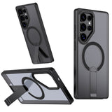 Luxury Metal Stand Magsafe Case For Samsung