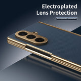 Full Cover Leather Case With Screen Tempered Glass for Samsung