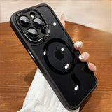 Luxury Magnetic Metal Lens Bumper Protection Case For iPhone