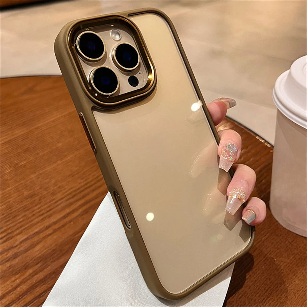 Luxury Transparent Soft Silicone Case For iPhone