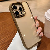 Luxury Transparent Soft Silicone Case For iPhone