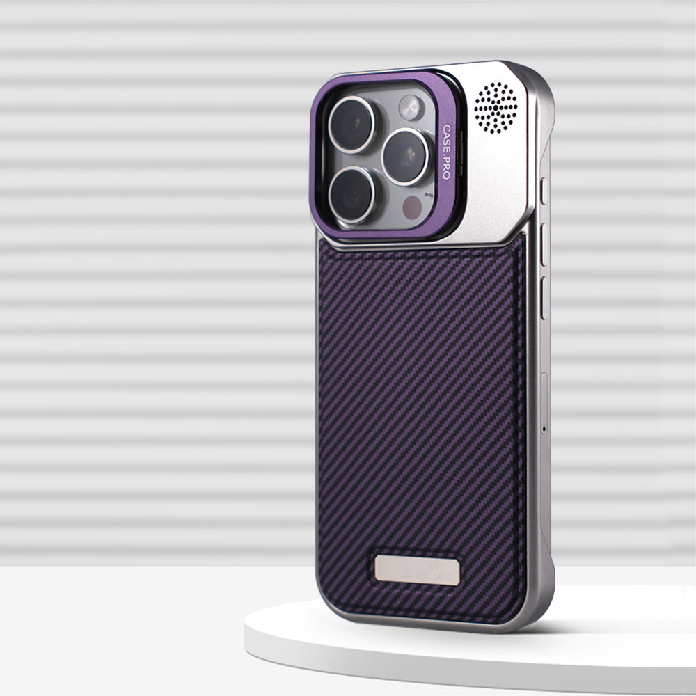 Luxury Frameless Carbon Fiber Pattern Slim Case for iPhone