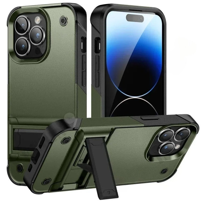 Military grade protective with stand Case For iPhone