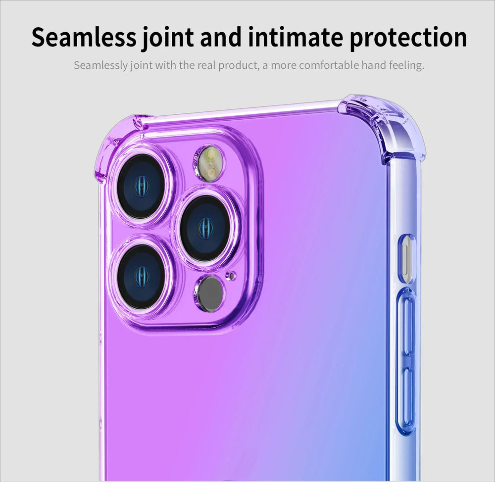 Gradient Airbag TPU Case For iPhone