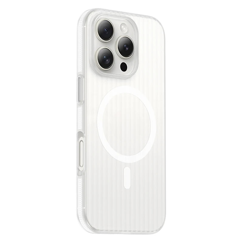 3D Corrugated Texture Magsafe Magnetic Case For iPhone
