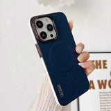 Luxury Matte Leather Case For iPhone