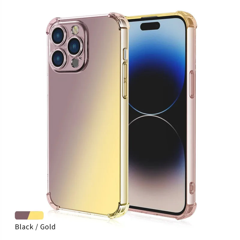 Gradient Airbag TPU Case For iPhone