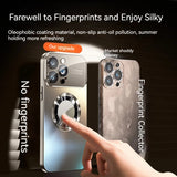 Fashionable Large Window Magnetic Case For iPhone